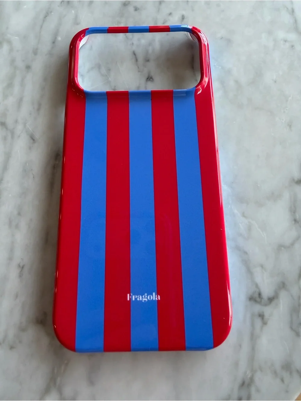 Red & Blue Stripe Protective iPhone Case. 17 pro max